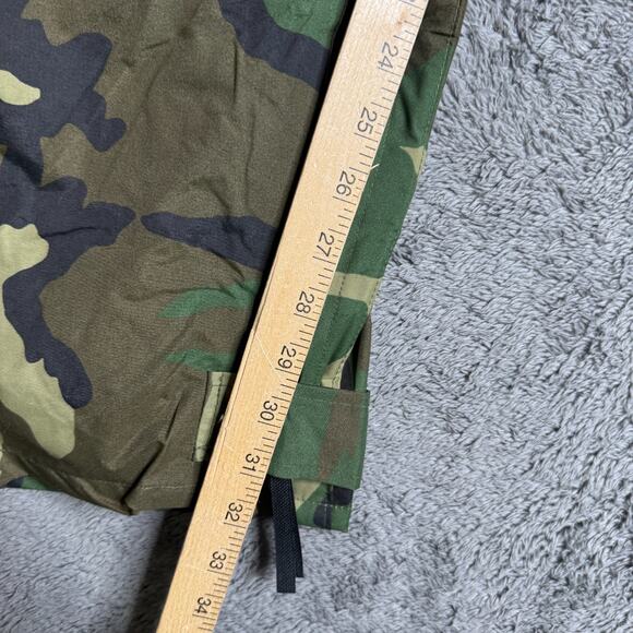 Woodland Camo USGI Improved Rainsuit Pants (IRS) Wet Weather Trousers Pants L - Picture 6 of 10